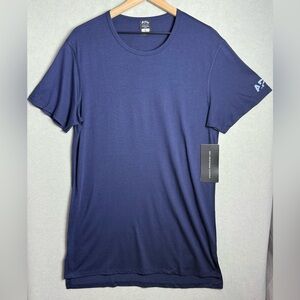 Athletic Propulsion Labs APL Men’s Active The Perfect Tee Shirt Navy size L